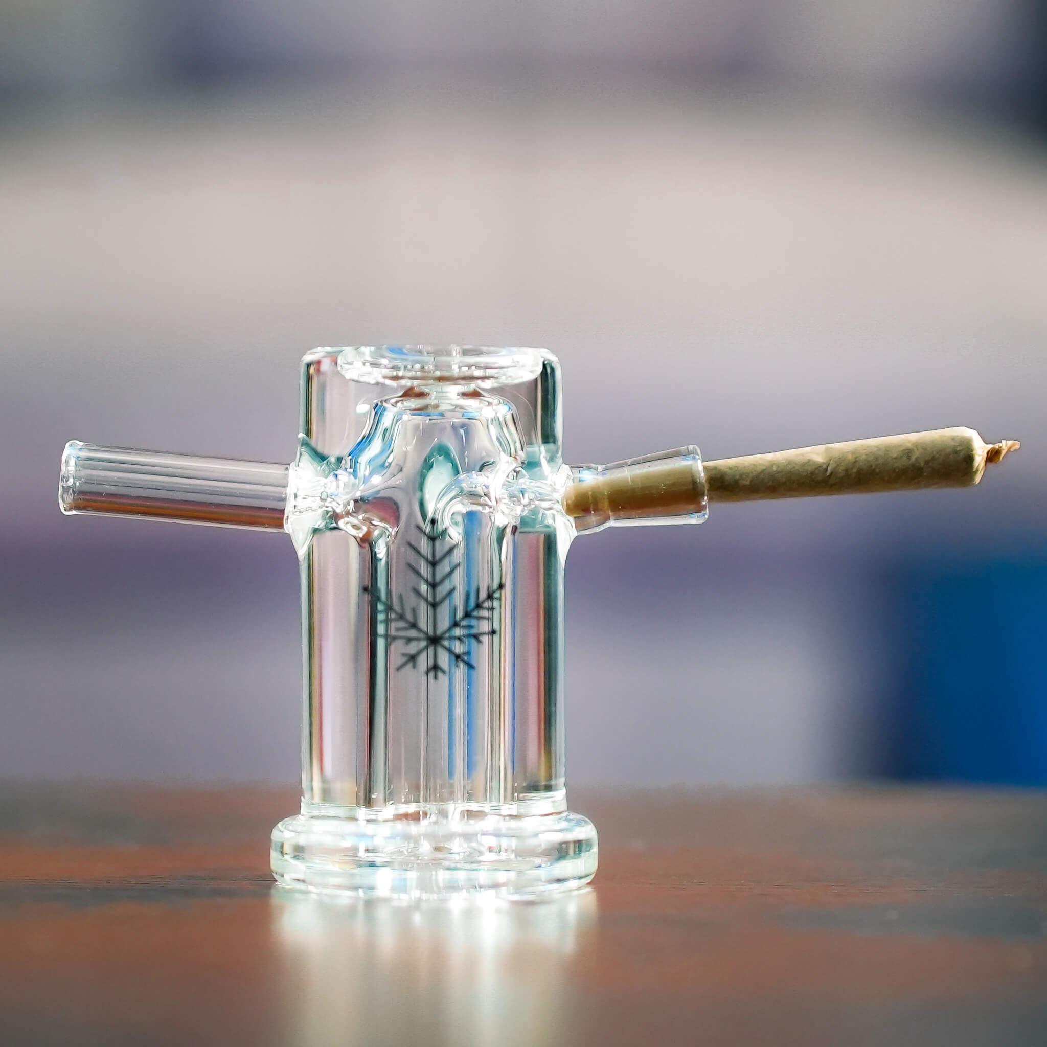 freeze pipe joint and blunt bubbler