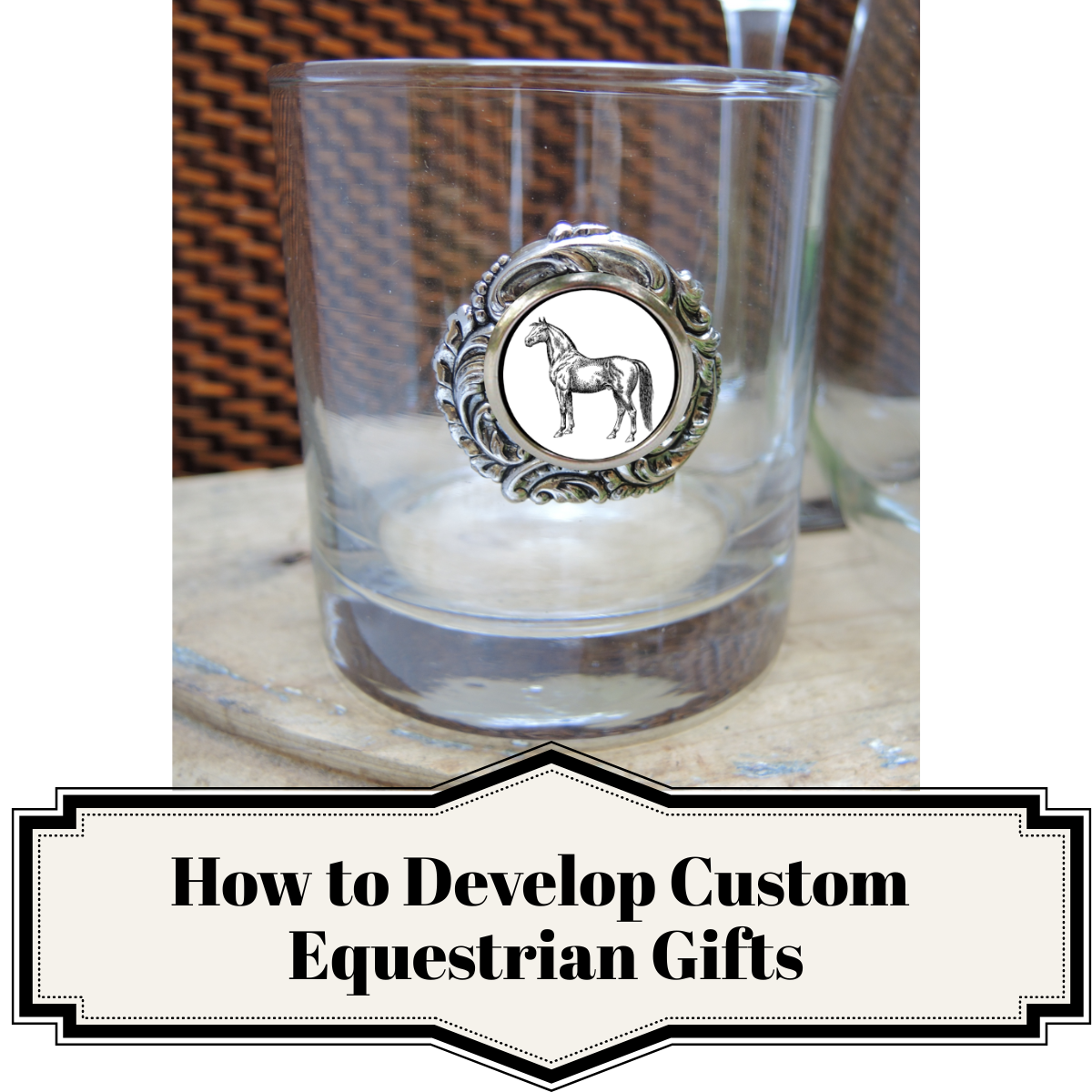 Learn how to develop custom equestrian gifts with the art of your horse