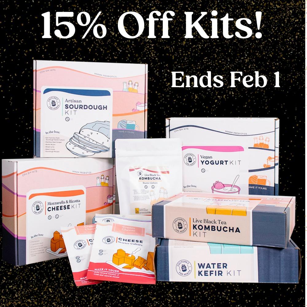 Get 15% off our best-selling kits