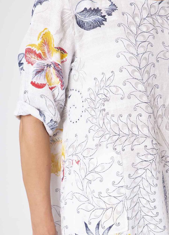 2 Pocket Floral Tunic