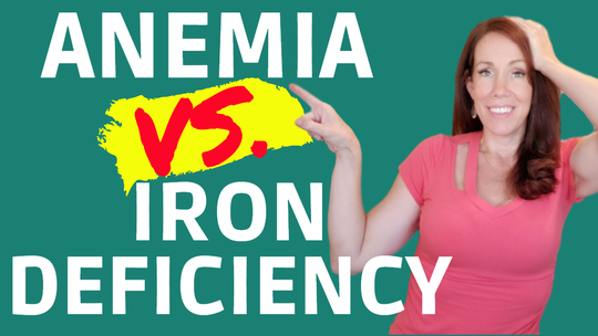 Anemia vs iron deficiency