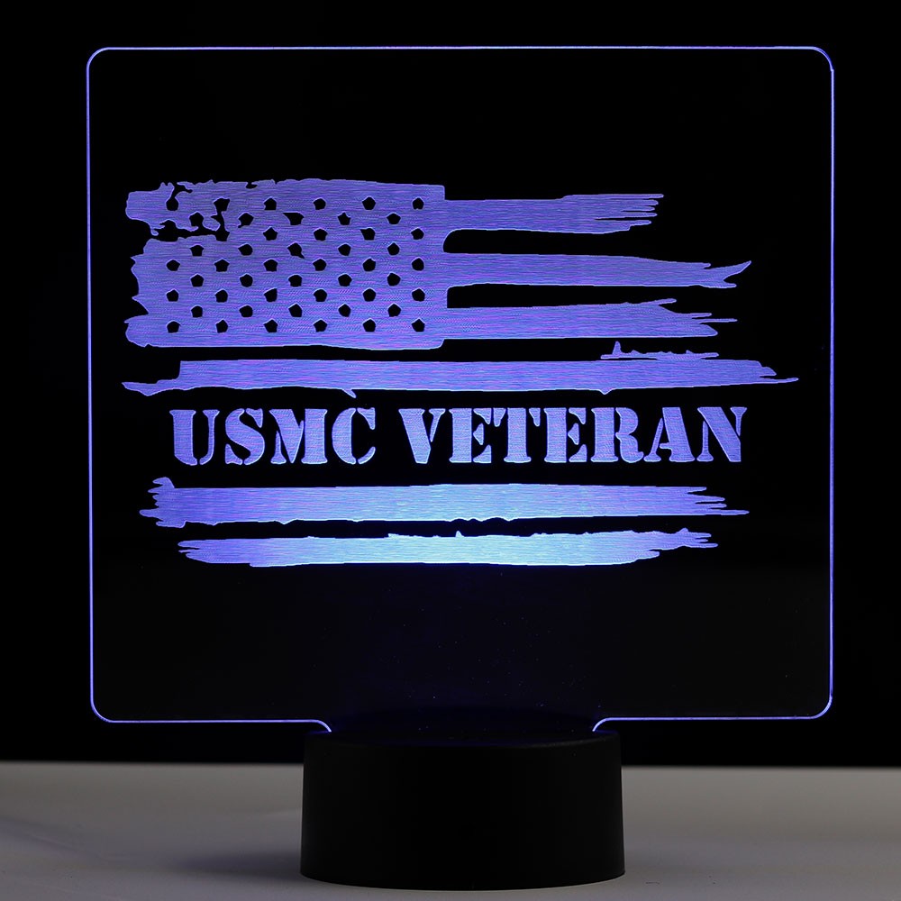 USMC Veteran LED Sign