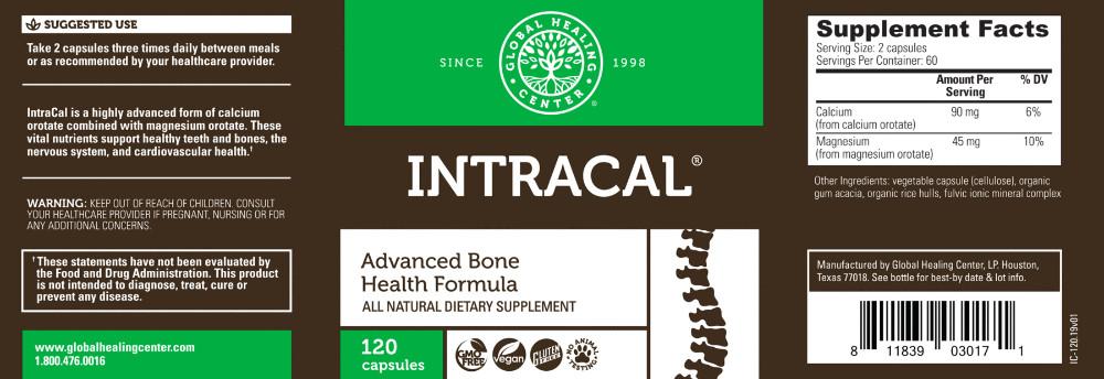 Global Healing Intracal Label