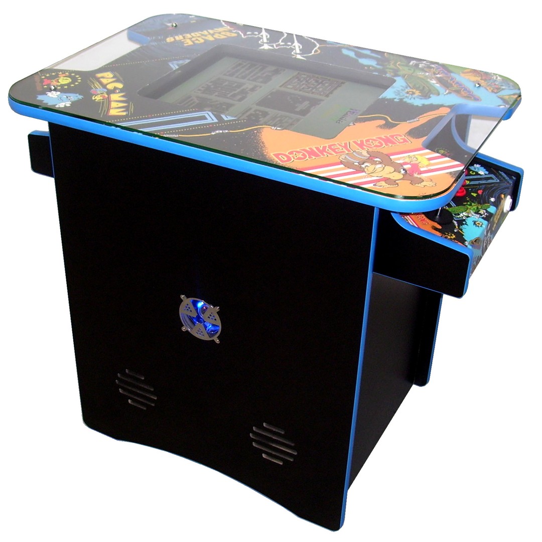 Multigame cocktail table arcade machine - front view