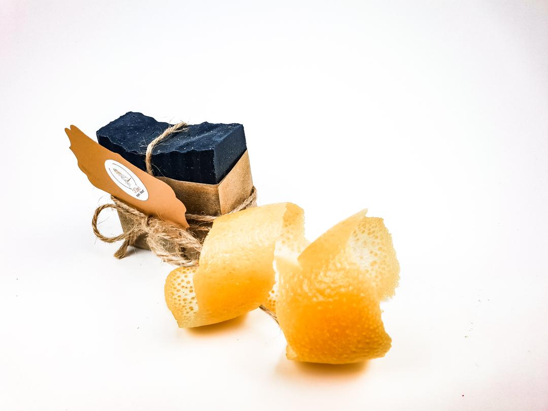 Kleins Organic Orange & Activated Charcoal Hand Made Soap