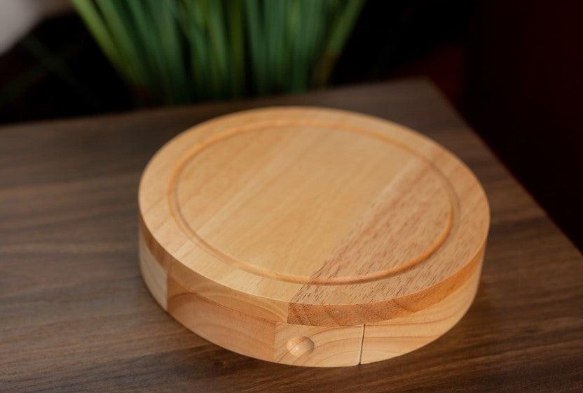 Round Maple Cheese Board | Add Custom Image