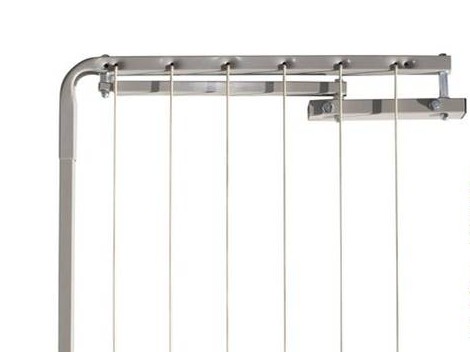 eco 150 1500mm wide clothesline folded down