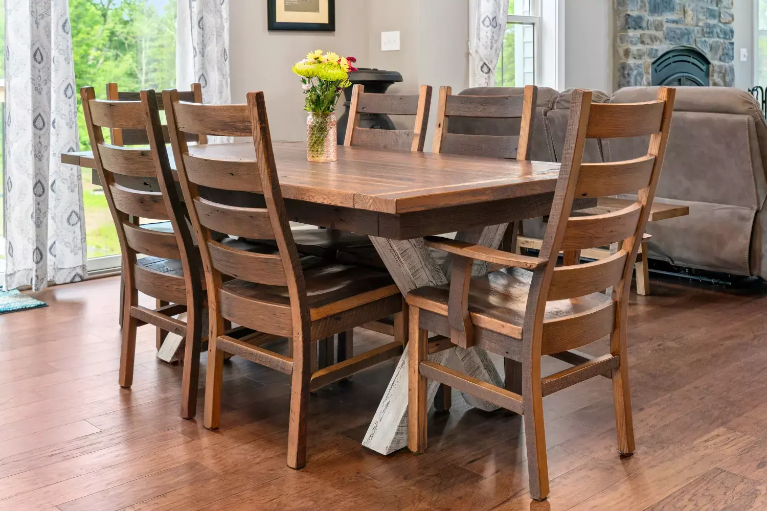 Farmhouse Dining Table for 6