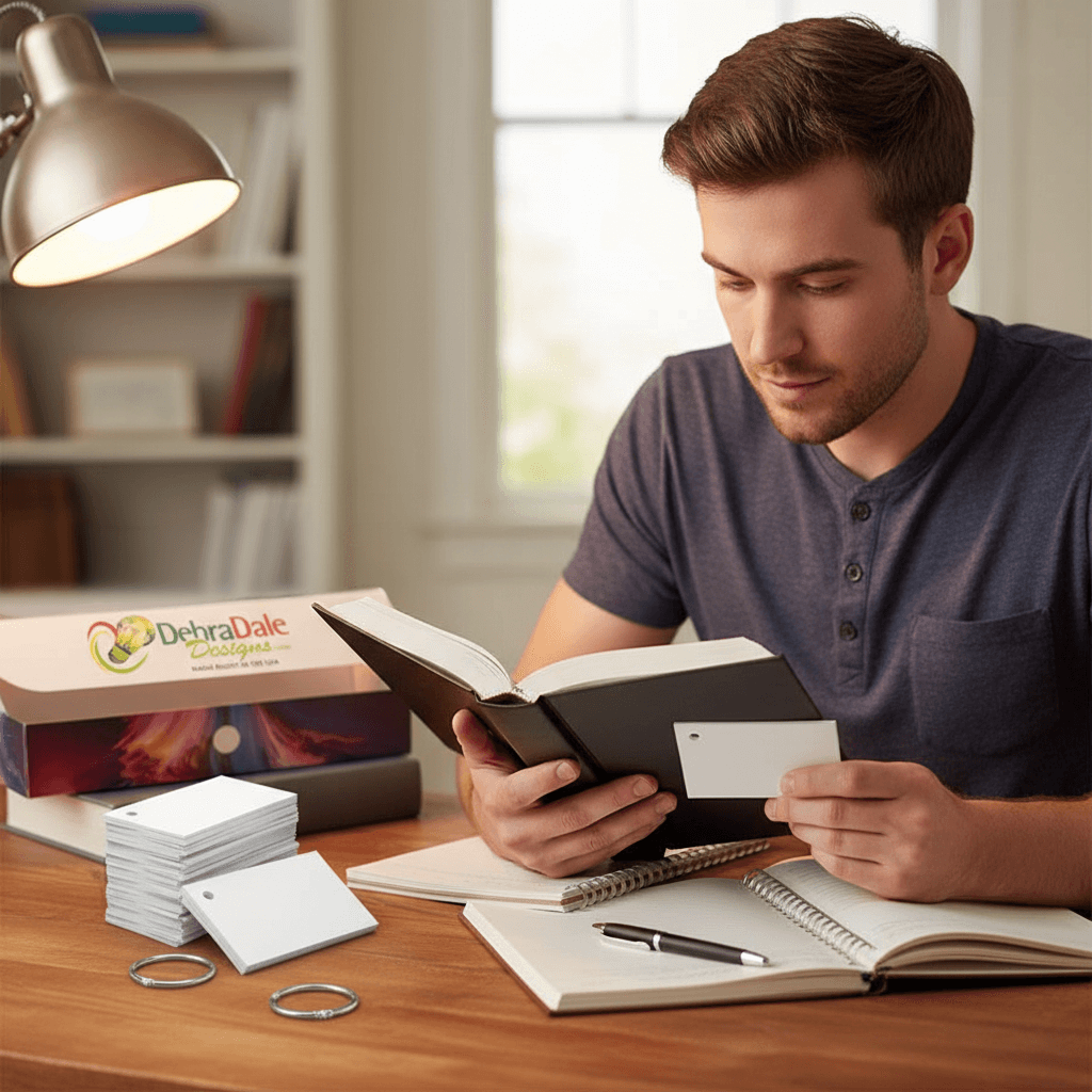 2x3.5 Mini Blank Index Cards | 1,000 Count | White Punched | 199gsm Standard Weight