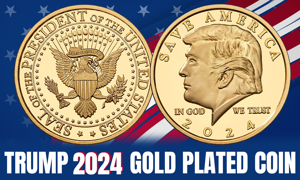 NEW Trump 2024 Gold Coin