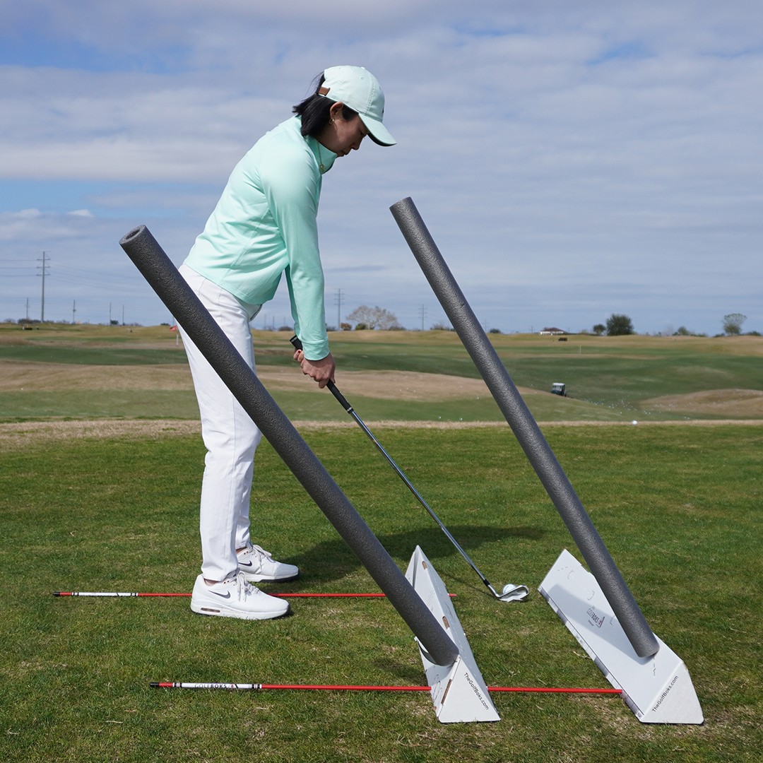 Golf Swing Training Aids Sac de Frappe de Golf Golfeur Sac d'entraînement  ,43*43*26cm,Jaune,1 pièce 