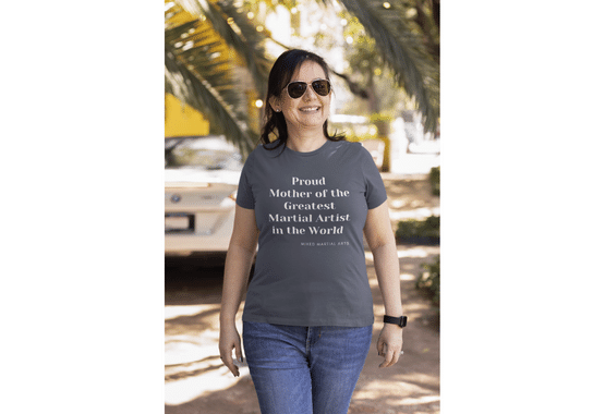 mixed martial arts t shirts, mother son t shirt, mother daughter t shirts, heather navy t shirt, ufc t shirts, bjj t shirts, judo t shirts, ju jitsu t shirt, mom t shirt, women t shirt