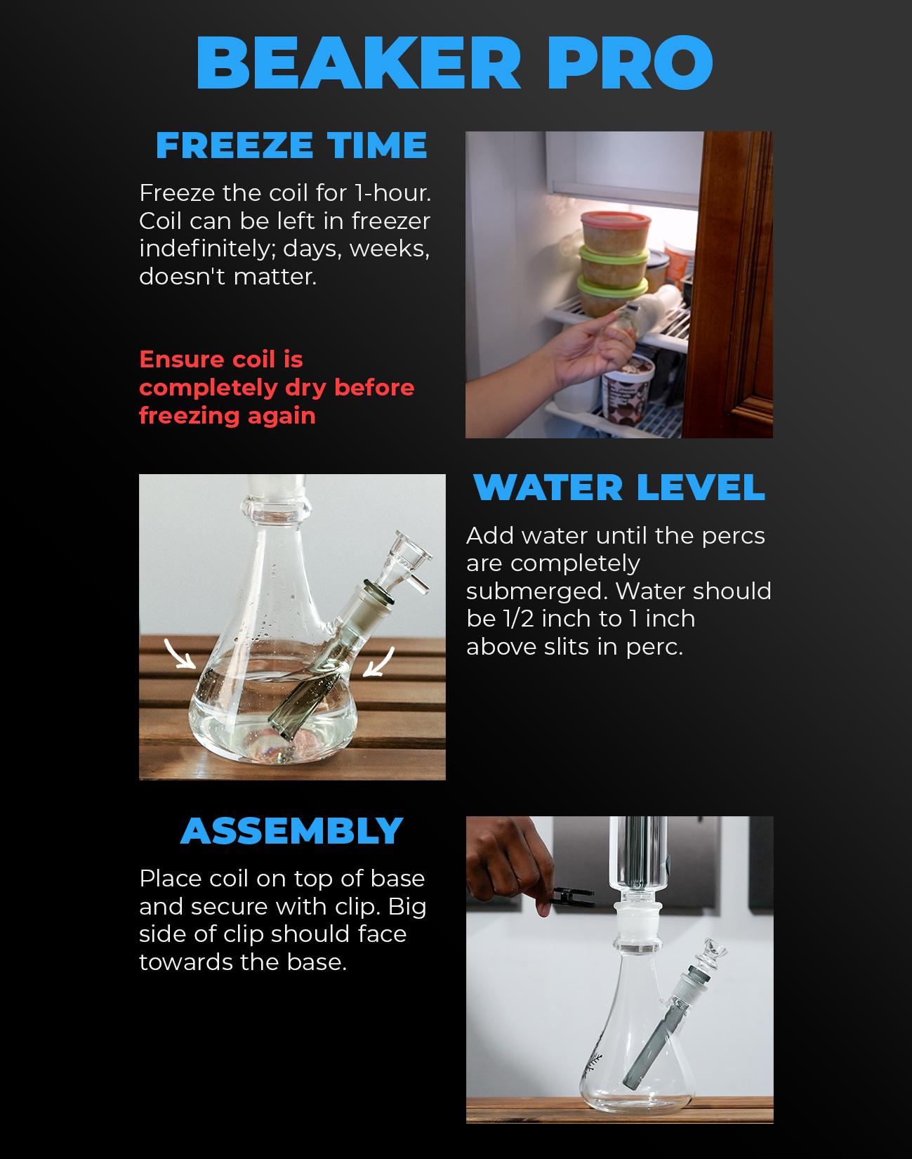 freeze pipe beaker pro infographic