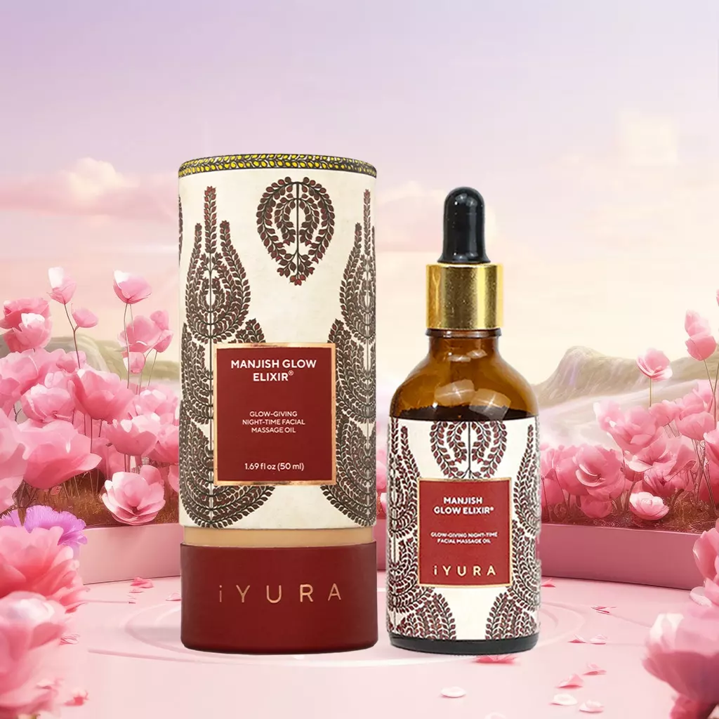 Manjish Glow Elixir - Ayurvedic Night-Time Face Oil