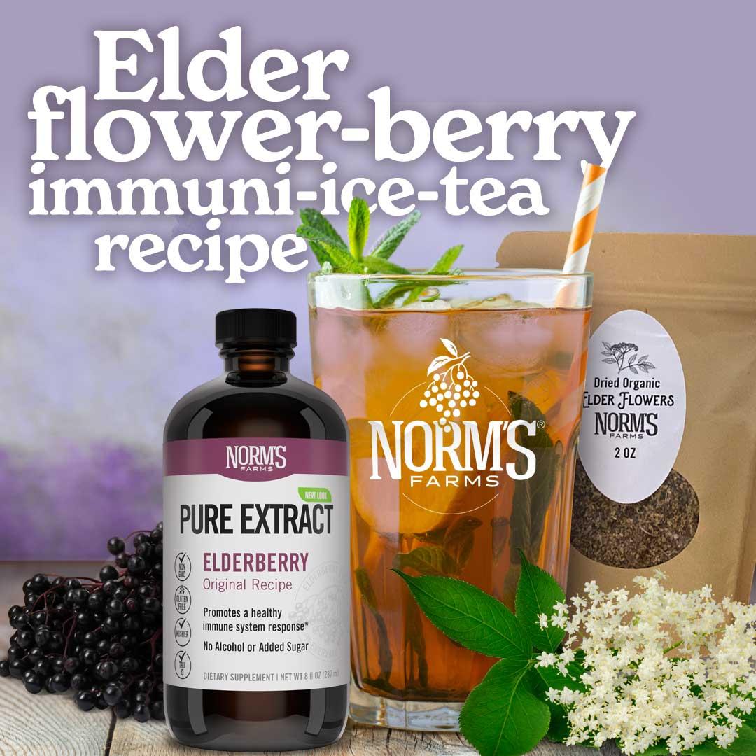 Elderflower berry tea recipe