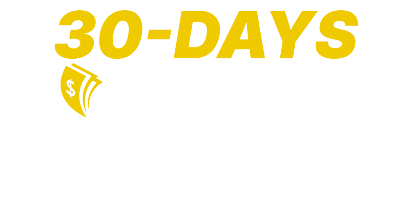 30-Days Money Back Guarantee.
