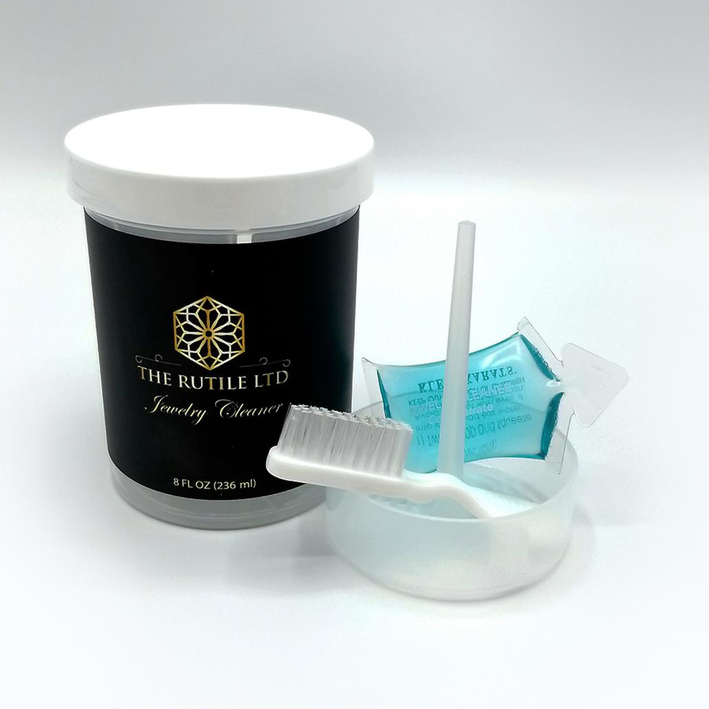 Jewelry Cleaning Kit Cleaning Bath and Jewelry Polishing Cloth The