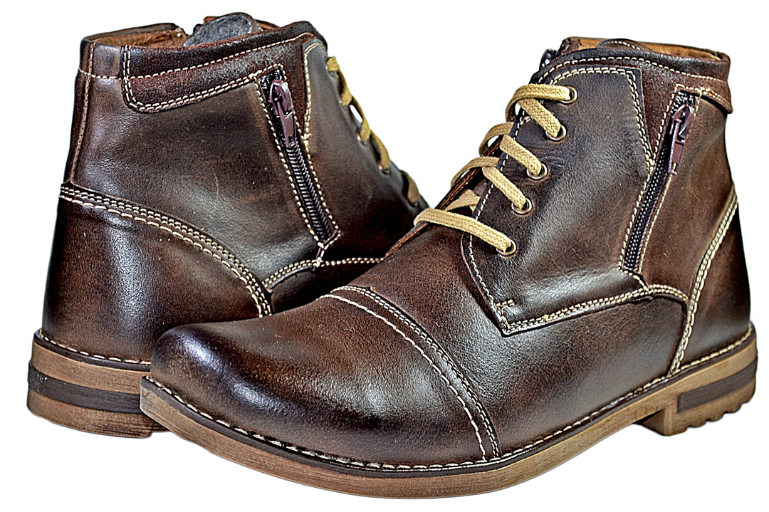 Tyrone - Mens leather handmade shoes - Reindeer Leather
