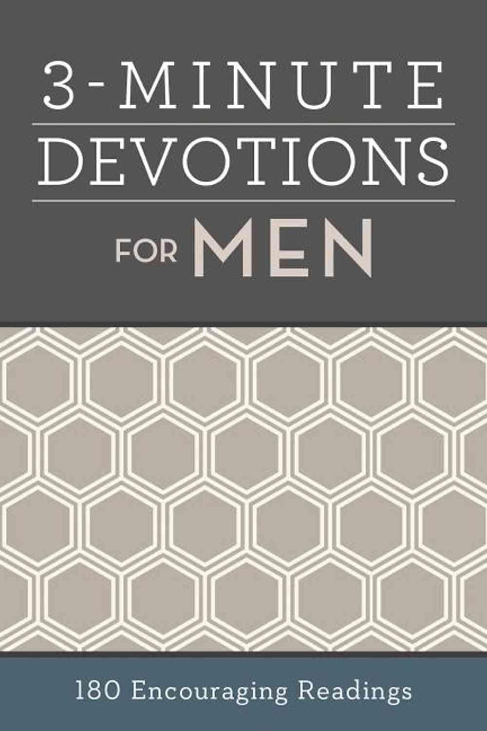 3-minute Devotions for Men 180 Encouraging Readings