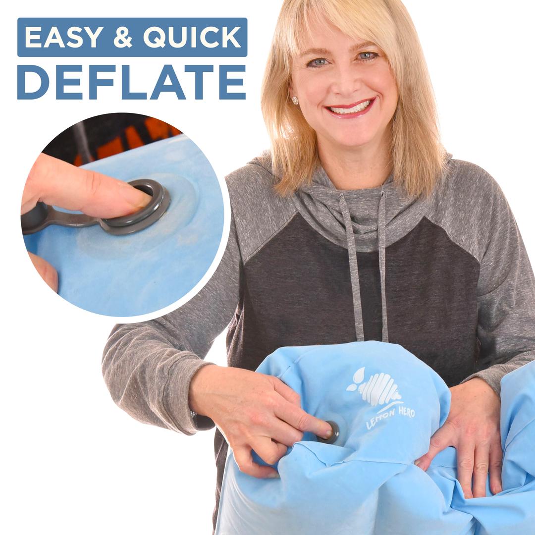 Inflatable bed wedge