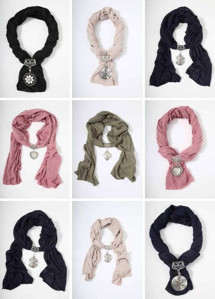 Gold & Silver Jewellery Scarf