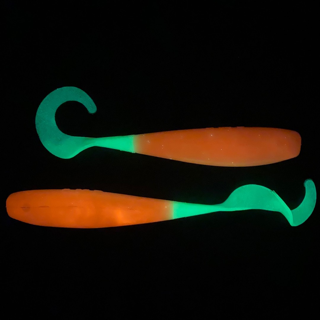 GFS Luminous Fishing Lead Weight Model 1 100g Red/Green Glow