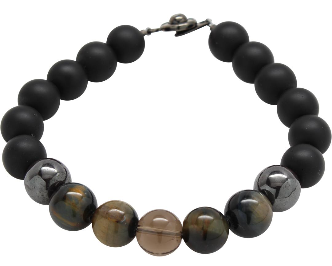 The King's Guard - A Protection Bracelet for Men by Junebug Jewelry Designs, beaded bracelet for men