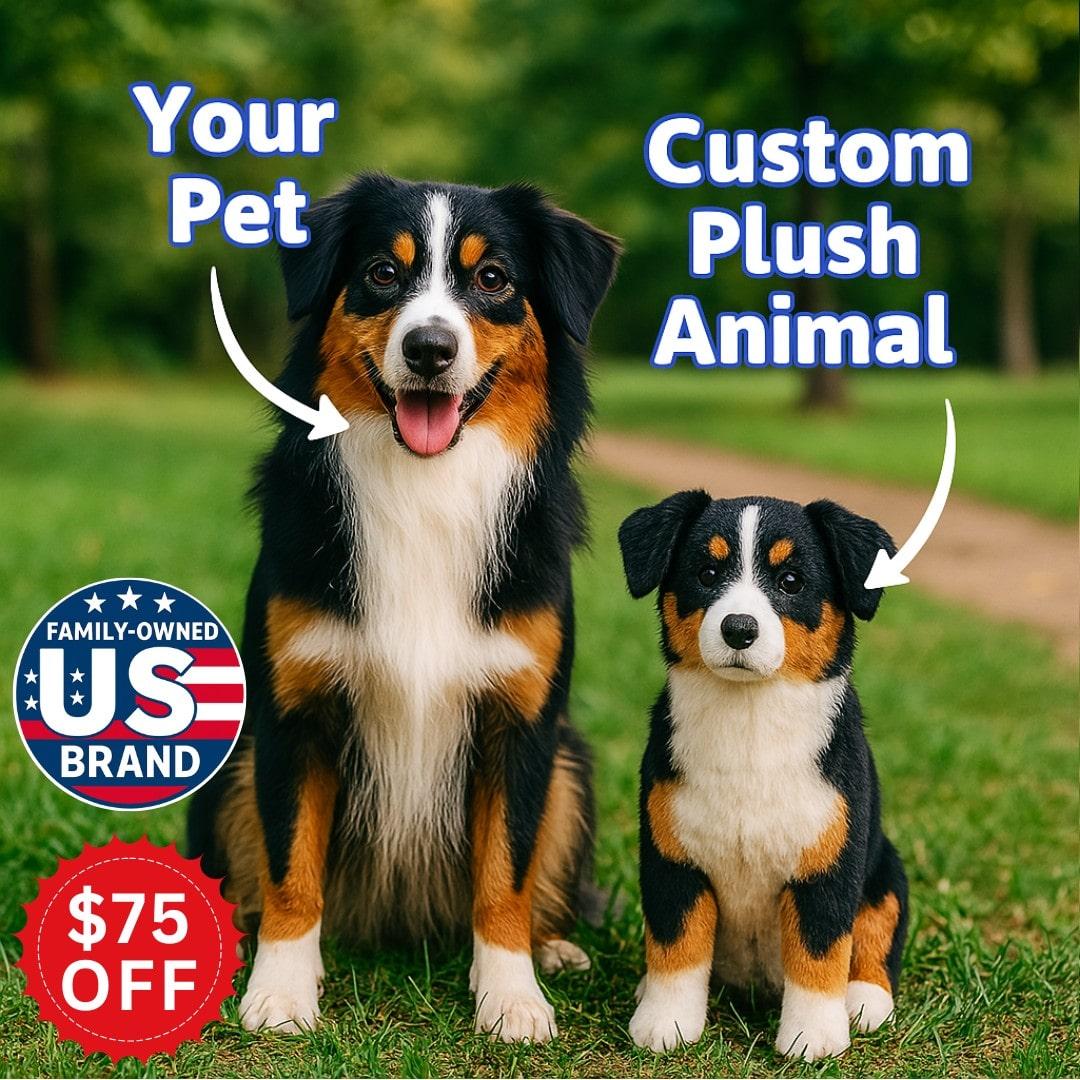 best custom stuffed animal of your pet made by Petslify