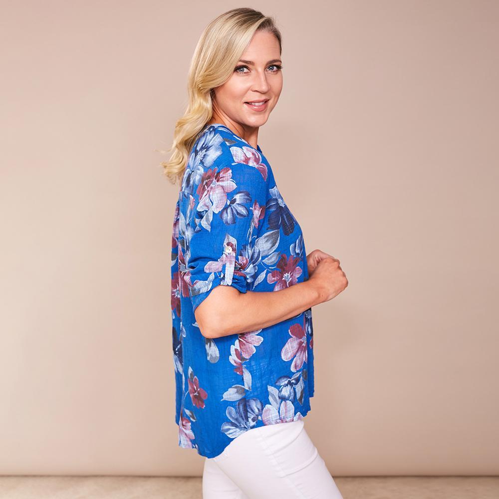 Meghan Blouse (Royal Blue)