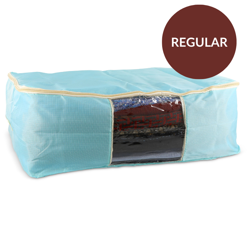 Quilt Storage Bag - Standard Size (22”L x 15”W x 8”H) - Turquoise - MadamSew