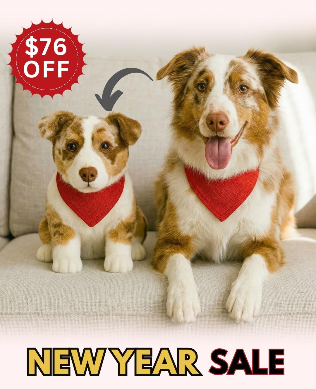 custom stuffed animal plush from photos as a memorial gift