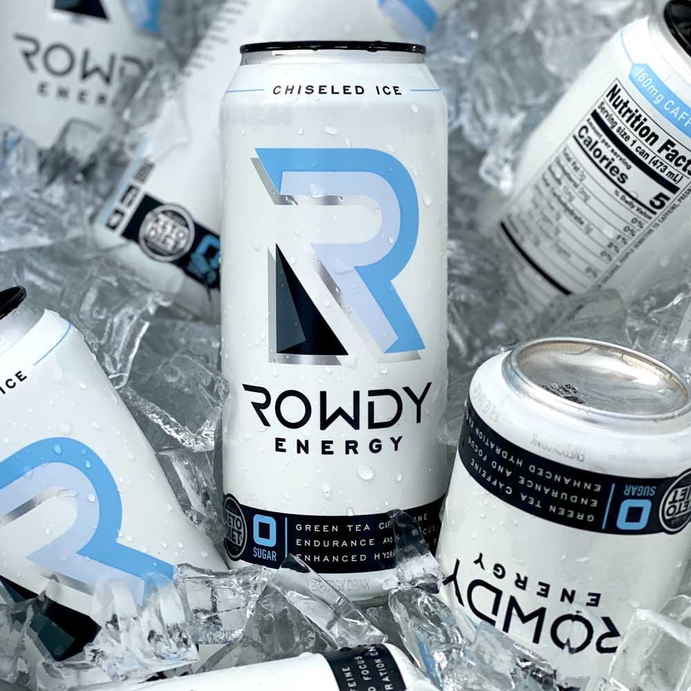 Rowdy Energy Drink Zero Sugar Chiseled Ice, Energy Drink