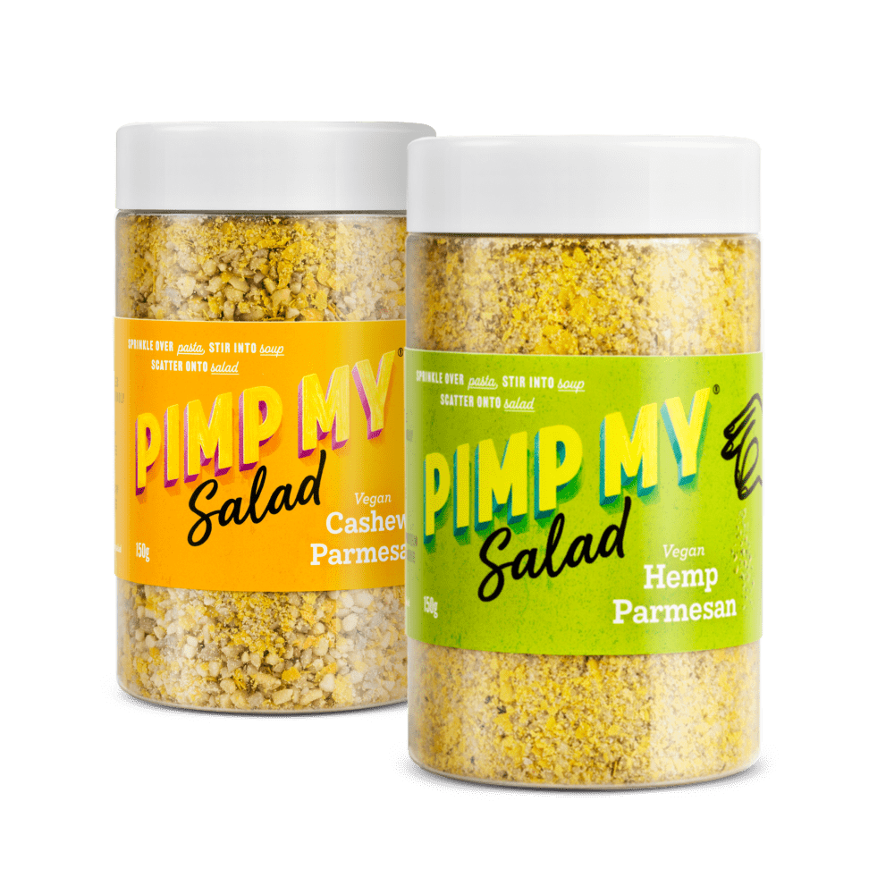 Cashew parmesan Pimp My Salad: dairy free