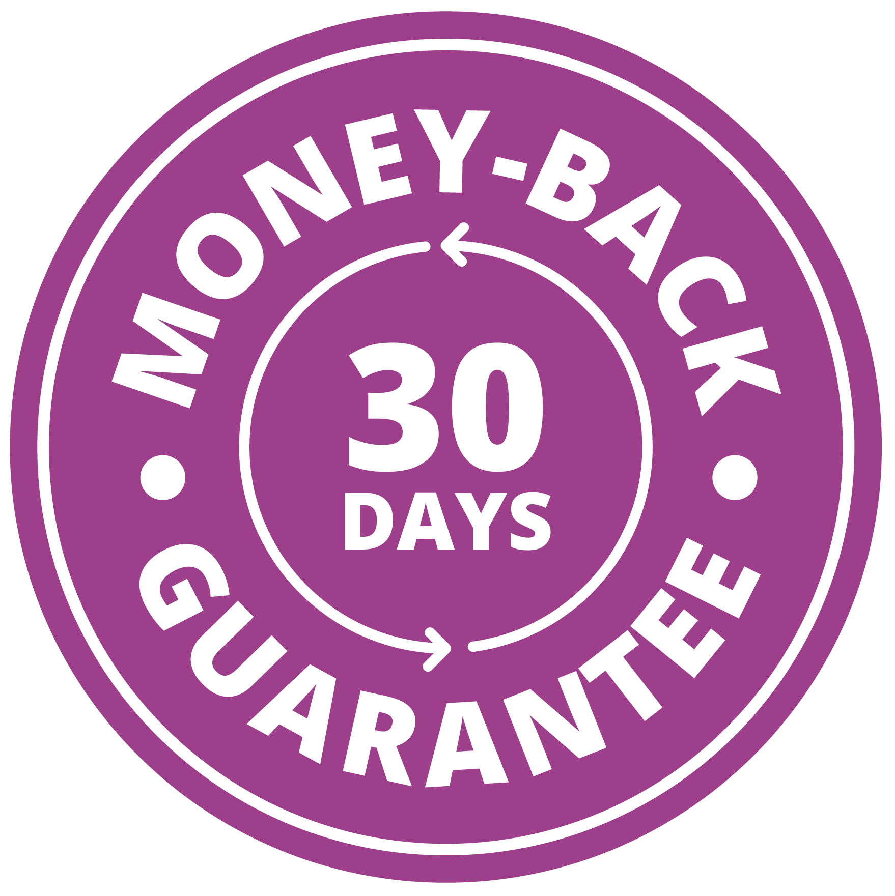 30 Day Money Back Guarantee