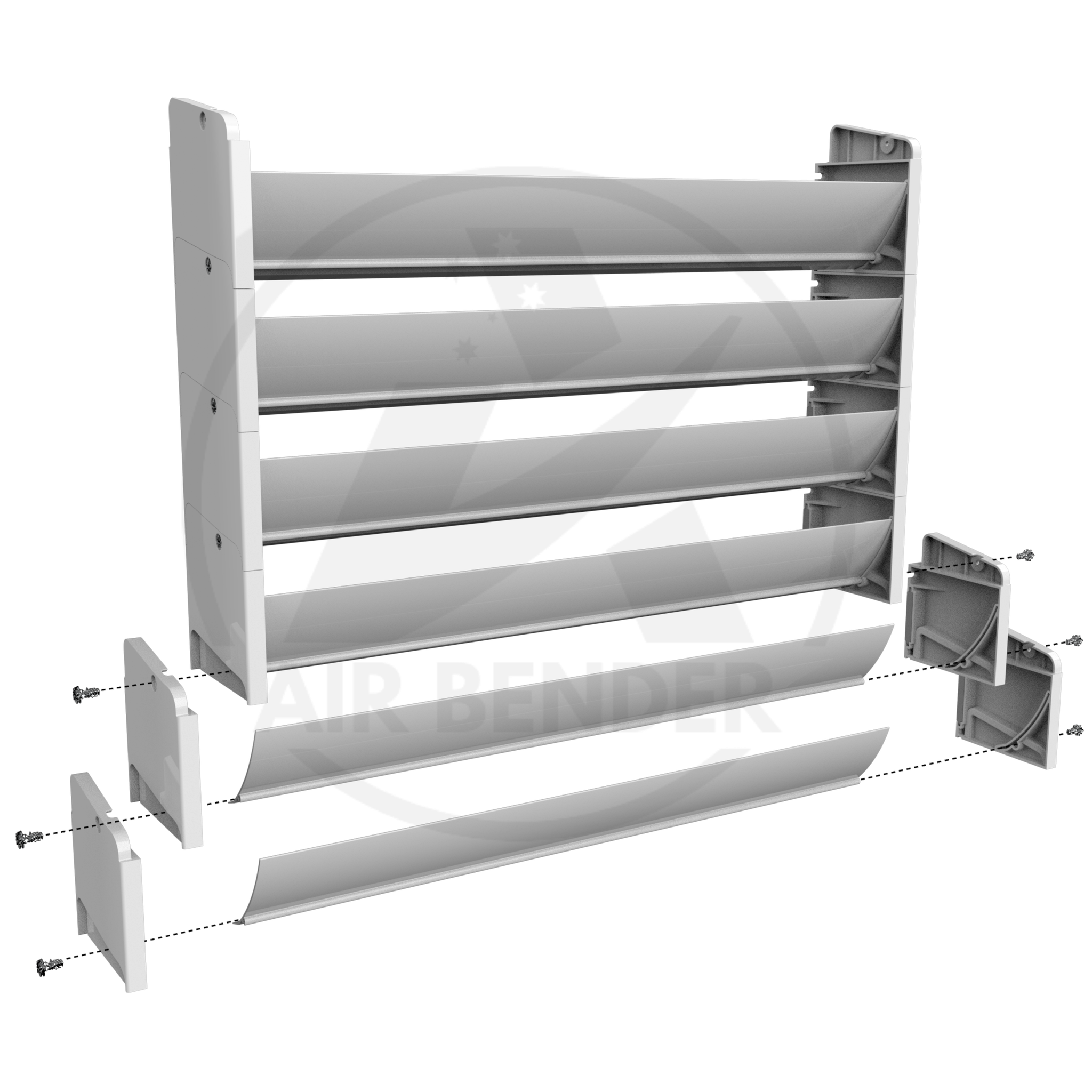 Air deflectors improve air conditioning performance