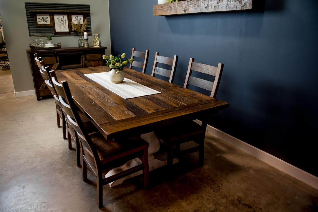 Customizable Avon Farmhouse Dining Table