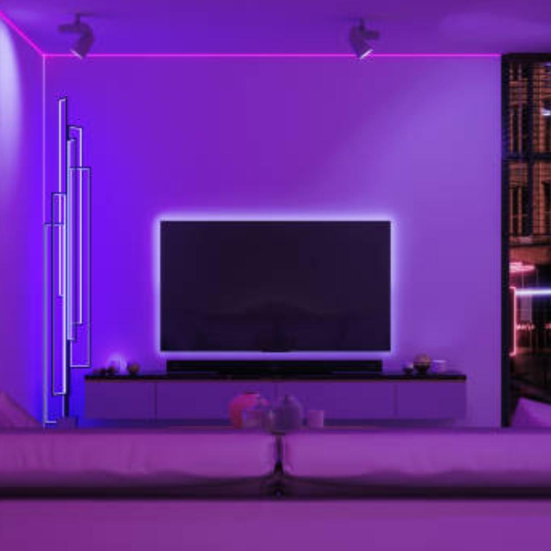 TV with LED Lights