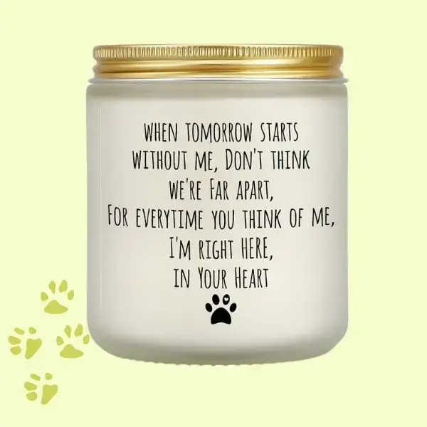 Candle Tributes dog