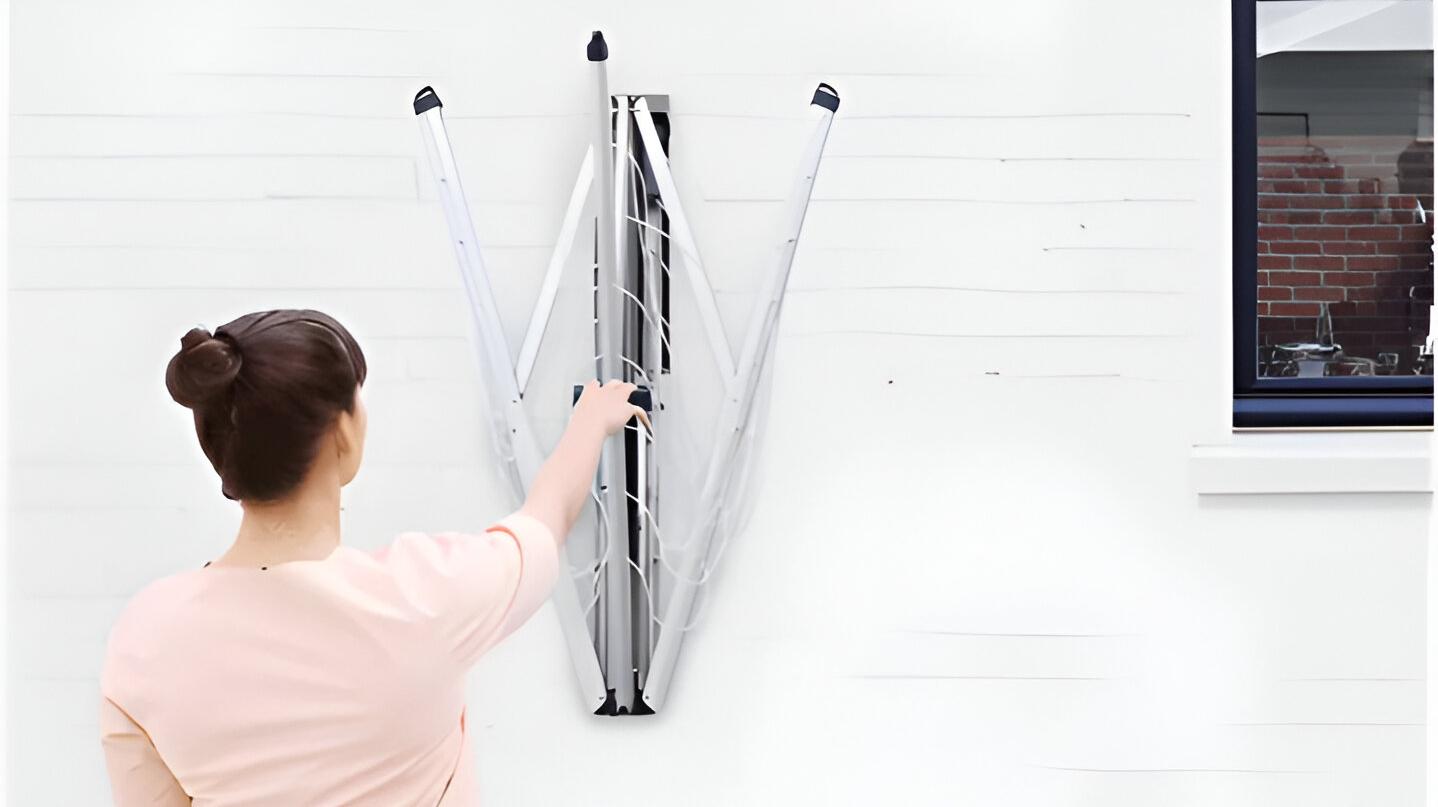 Brabantia Clothes Airer Foldable and Adjustable Features