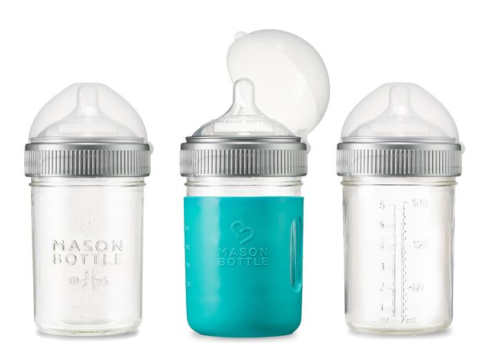 Set of 3 Mason Bottles