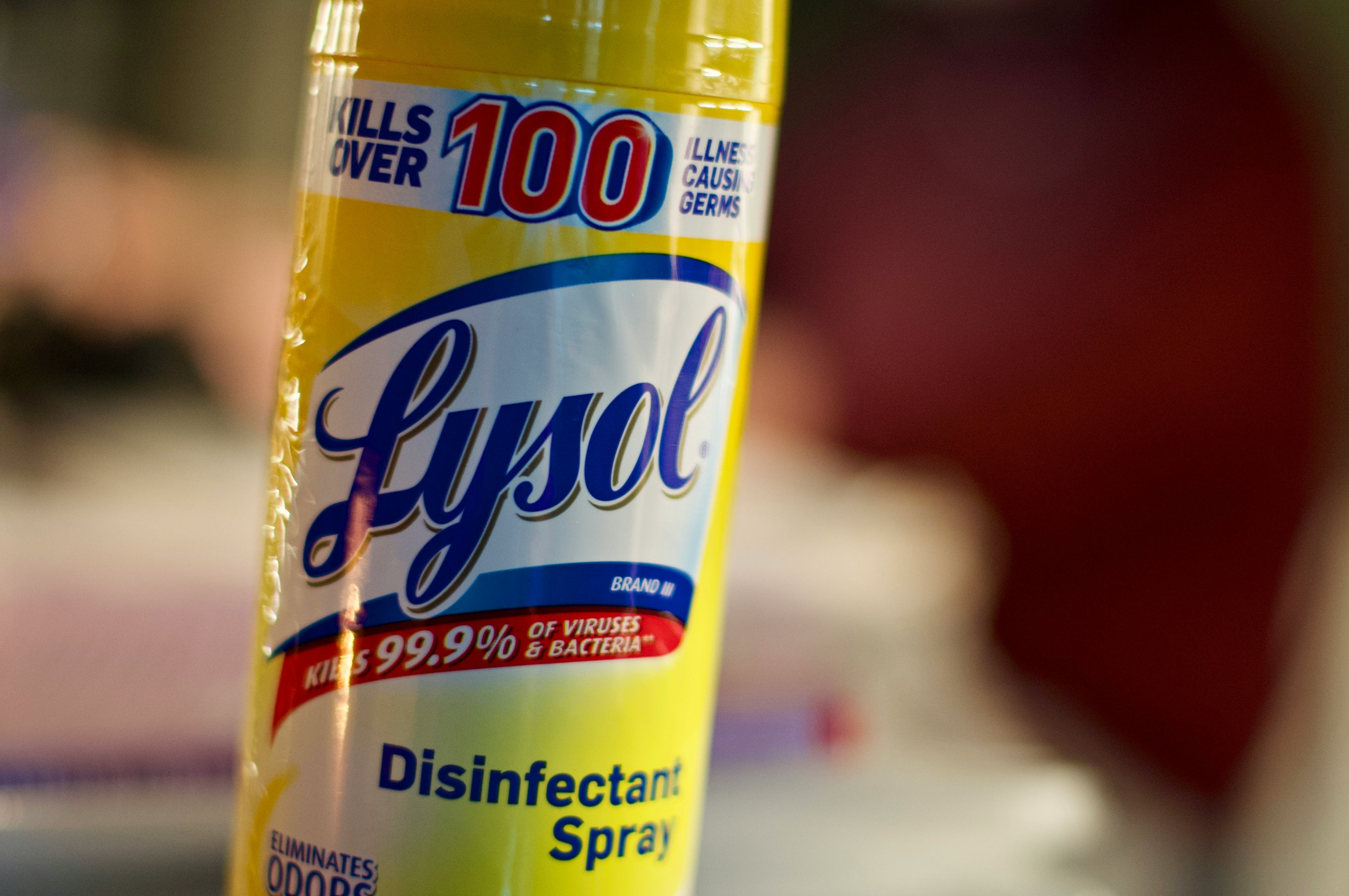 Spray Lysol in Every Corner