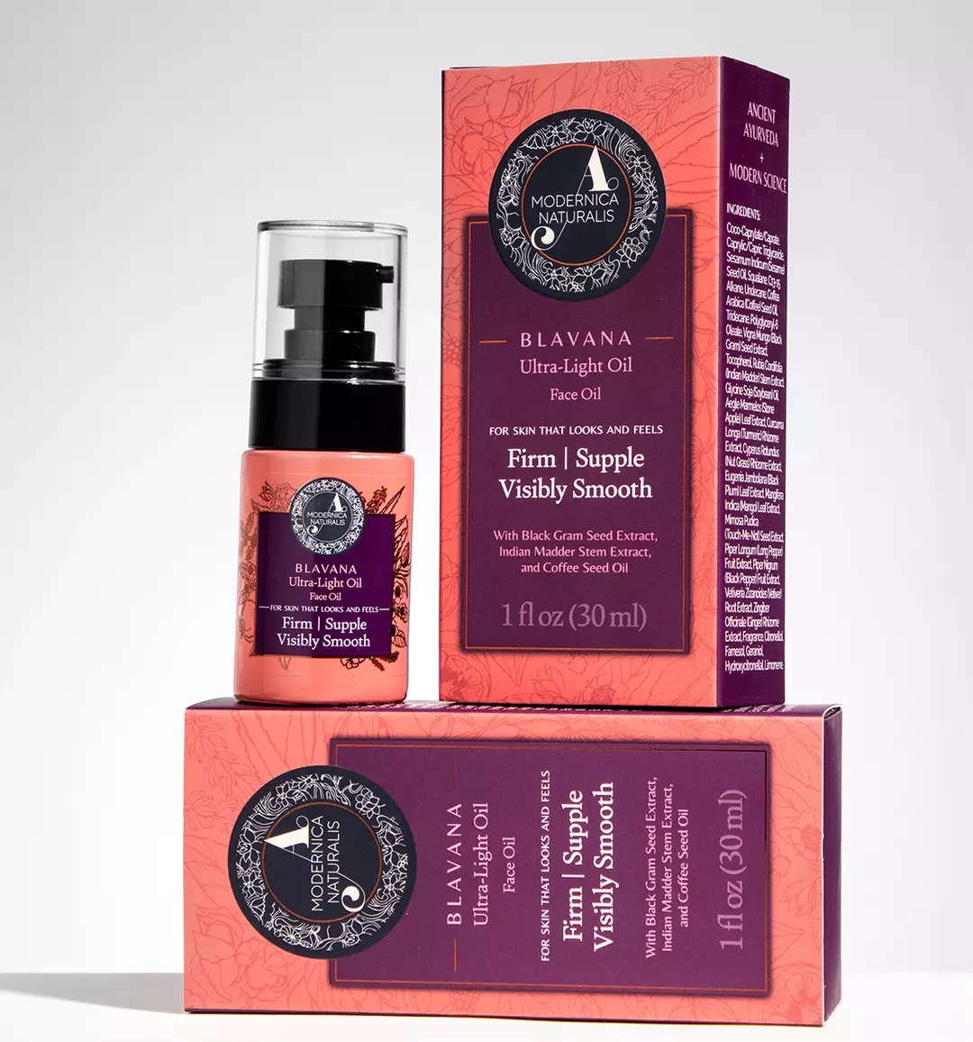 Blavana Face Oil packaging