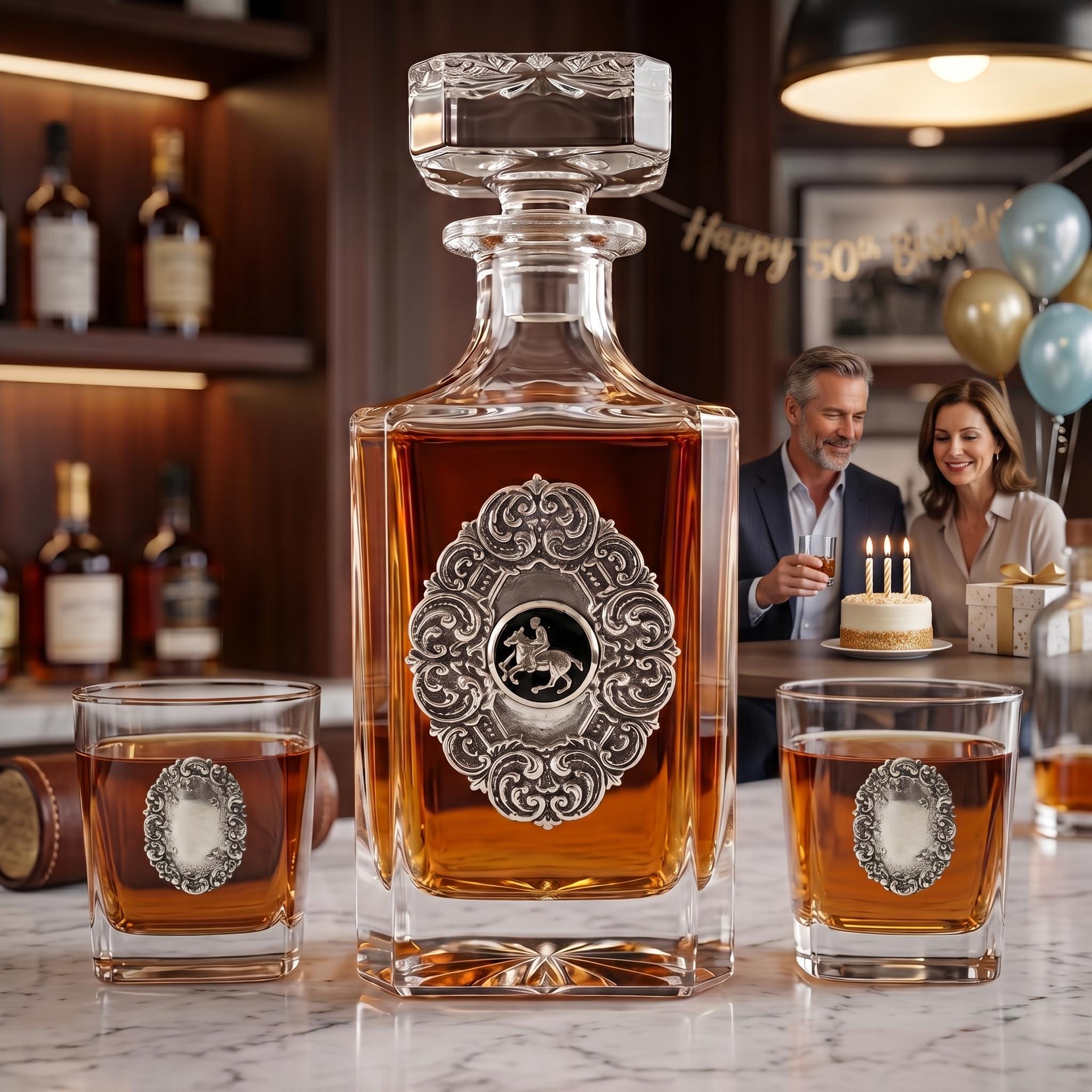 Polo Decanter Set Birthday Gift