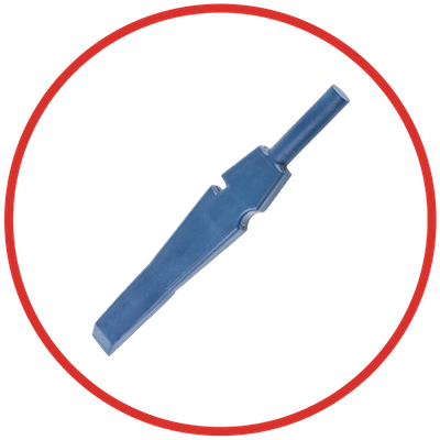 Bojo Tools Heavy-Duty Plastic Scrapers - 50-Pack Of 1/4" Wide Professional Scraper Tools