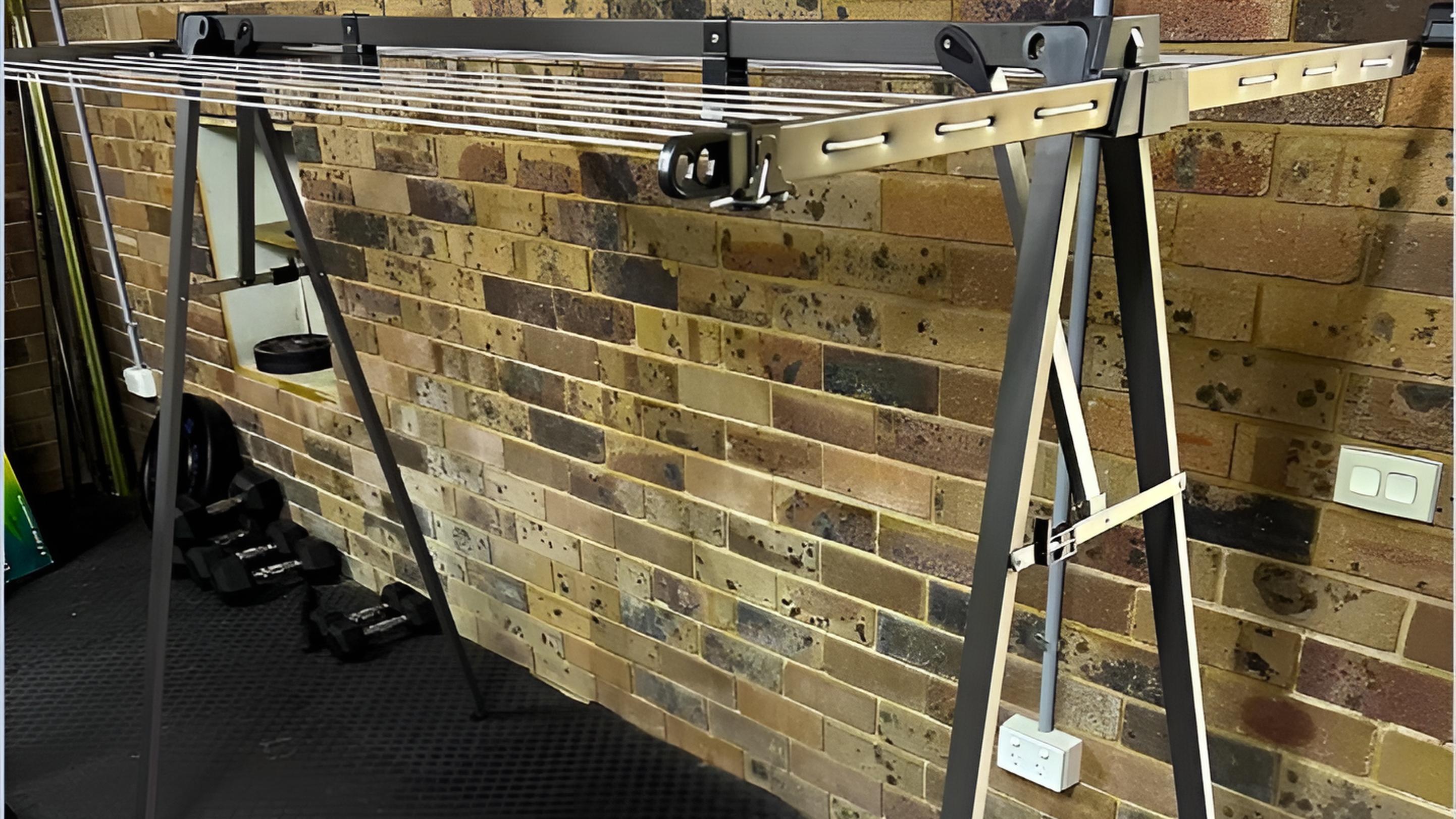Garage Clothes Line Foldable or Portable Racks