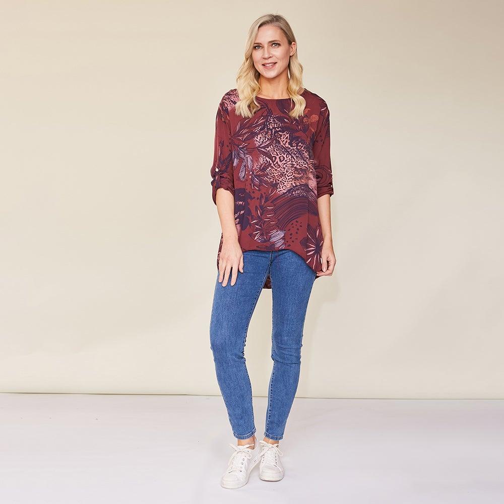 Eli Top (Burgundy)