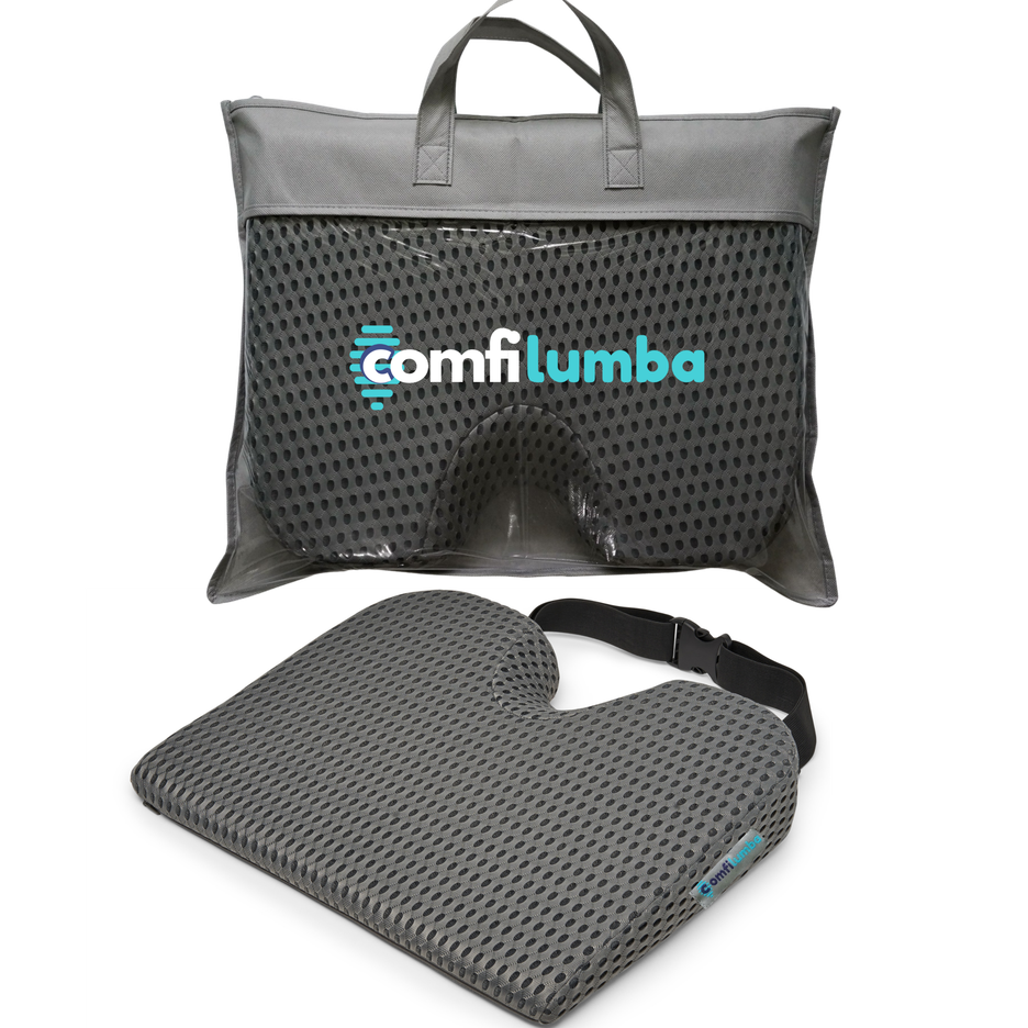 Memory Foam Coccyx Wedge Seat Cushion Dr. Tushy