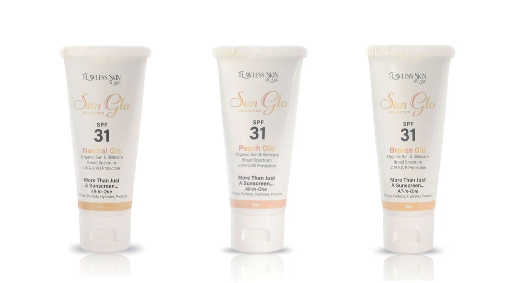 Sun Glo Organic CC Cream &amp; Sunscreen - Combo Pack
