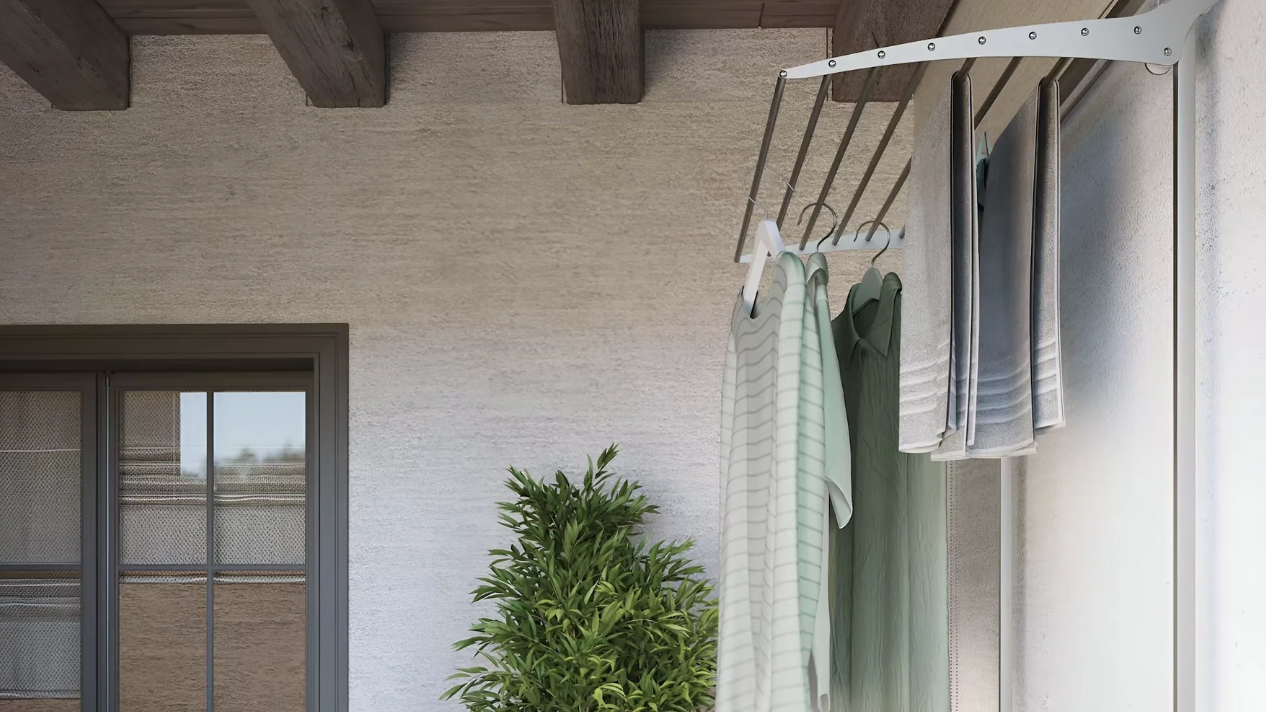 Over Door Drying Rack vs. Wall-Mounted Drying Rack FoxyDry Wall Plus