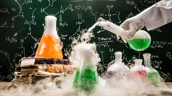 Science Beaker Mysterious Mystery Liquid Organic Compounds Smoke